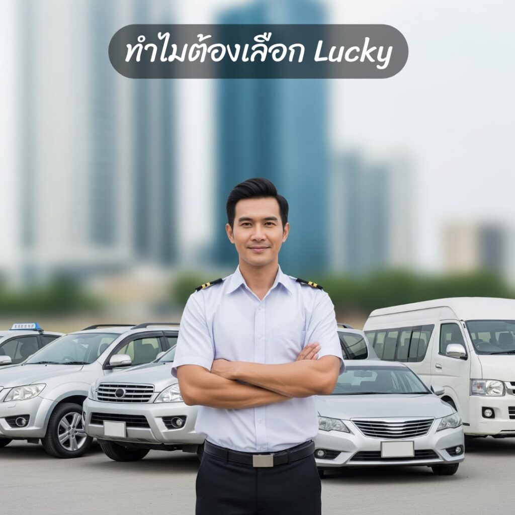 ทำไมต้องเลือกเช่ารถพร้อมคนขับกับเรา? เราพร้อมให้บริการด้วยรถยนต์หลากหลายประเภทที่ได้มาตรฐาน พร้อมคนขับที่มีประสบการณ์ ผ่านการอบรม มารยาทดี และชำนาญเส้นทาง เพื่อให้คุณมั่นใจในทุกการเดินทาง รับประกันความสะอาดของรถ และการบริการที่เป็นเลิศตลอดเส้นทาง.